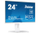 Monitor iiyama XUB2492HSU-W6, 23.8", 1920 x 1080, Full HD, 100 Hz, i bardhë