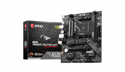 Pllakë amë MSI MAG A520M VECTOR WIFI, AMD A520, Socket AM4, Micro ATX