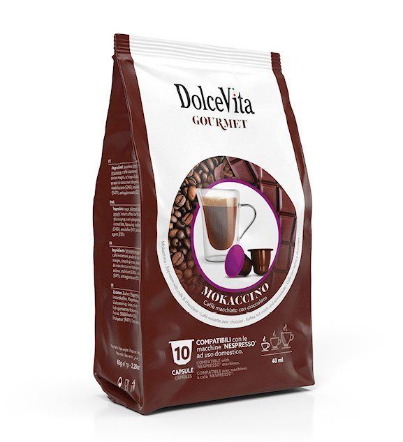 Dolce Vita Mokaccino, përzierje kompatibile me Nespresso® (10 kapsula)