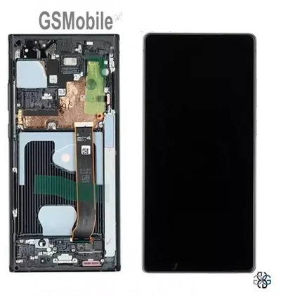 Ekran Samsung Galaxy Note 20 Ultra N985, LCD me kornizë, i zi