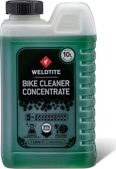 Pastrues biçiklete Weldtite Bike Cleaner Concentrate V2, koncentrat 1L, i biodegradueshëm, transparent
