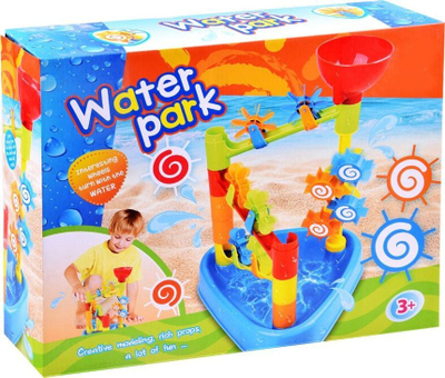 Set lodër rëre ZA4024, me rrota uji, plastikë, shumëngjyrësh