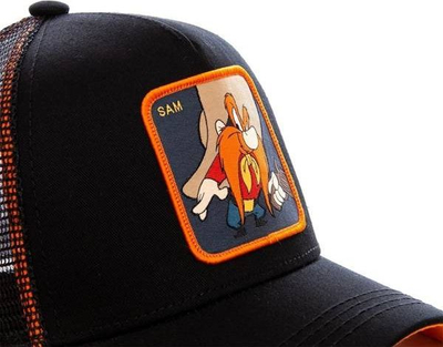 Kapelë bejsbolli Capslab Looney Tunes Yosemite Sam CL-LOO-1-SAM1, me rrjetë, e zezë