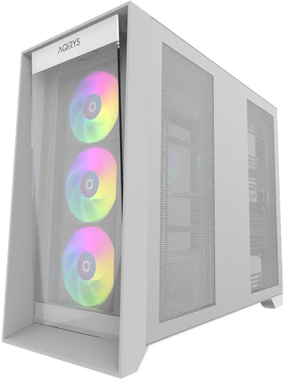 Kuti kompjuteri AQIRYS XO-1WH, Mid Tower, ARGB, xham i temperuar, e bardhë