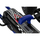 Gokart me pedale Enero Sports Go-Kart 01, deri 30 kg, me frena dore, blu e zi