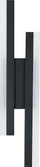 Llambë murale ZD142, LED 16W, 3000K, e zezë