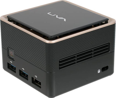 Mini PC barebone ECS LIVA Q3 Plus, AMD Ryzen Embedded R1505G, 4K, i zi