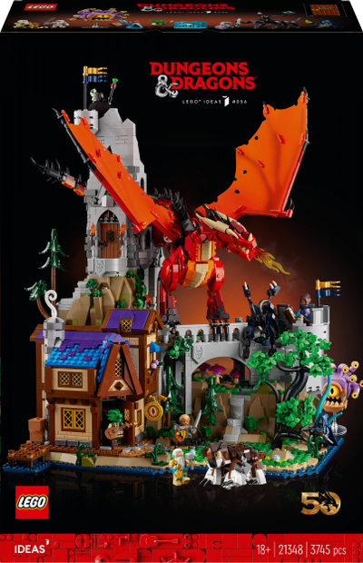 Set ndërtimi LEGO Ideas Dungeons & Dragons 21348, 3745 pjesë, për të rritur, shumëngjyrësh