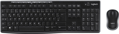 Set tastierë dhe maus Logitech MK270, i zi, (DE)