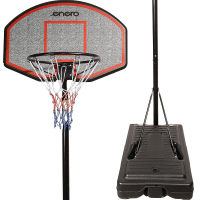Kosh basketbolli Enero Junior Adjustable, 1.9 2.6m, me rrota, i zi