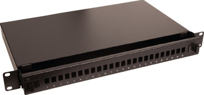 Panel optik patch Lanview LVO231544, 24 porta, 1U 19", i zi