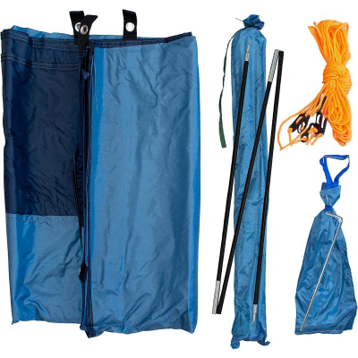 Mbrojtëse ere Regatta Windscreen, 500x140 cm, poliester, blu