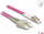 Kabllo fibër optike CoreParts MBXCL-BA0007, SC në LC, 1m, rozë