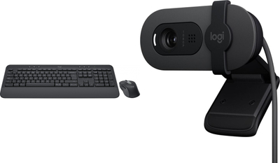 Сет тастатура и глушец Logitech MK650 со кабли, Full HD 1080p, црн