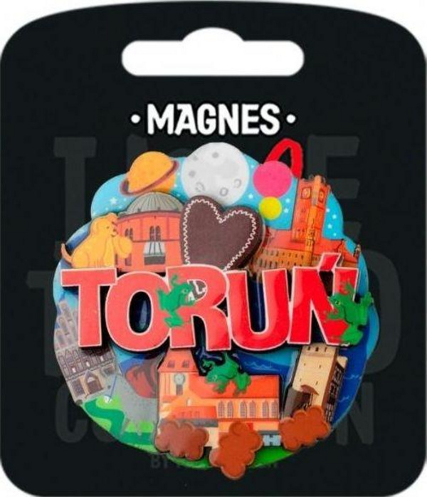 Magnet frigoriferi I Love Poland Toruń, ILP MAG C TOR 02, shumëngjyrësh