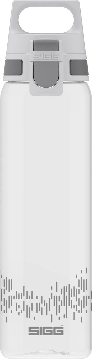 Shishe uji SIGG Total Clear ONE MyPlanet, 0.75L, Tritan, filtër frutash, antracit