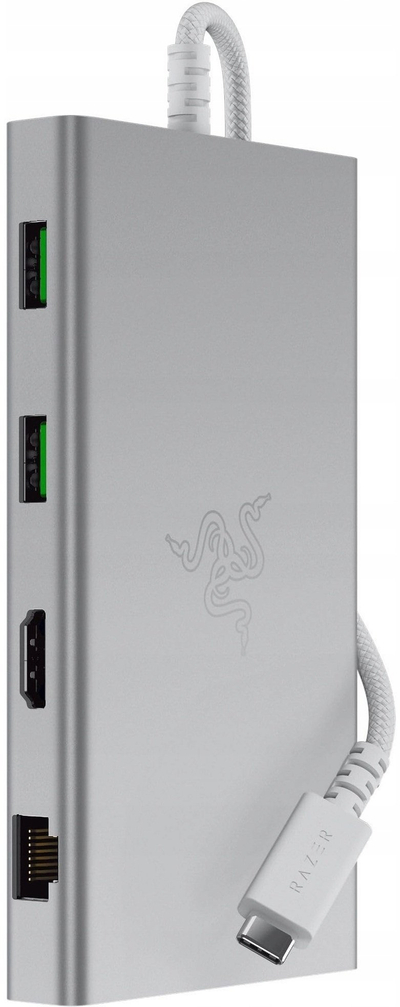 USB-C док Razer USB-C Dock, 11 во 1, USB 3.2 Gen 1, алуминиум