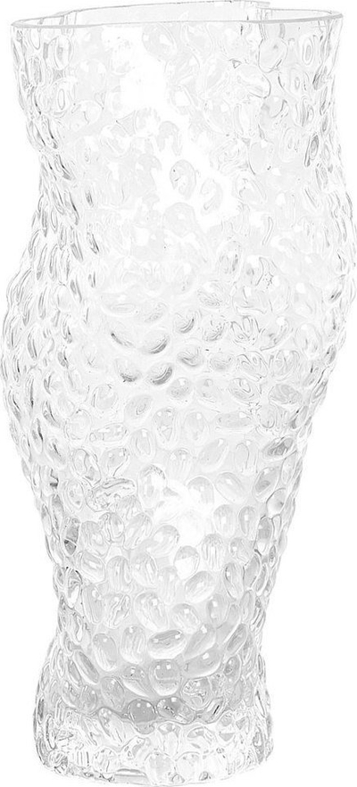 Vazo lulesh Beliani ELATOS, qelq, 23 cm, transparente