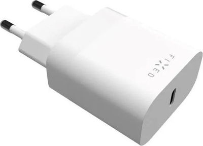 Karikues murale FIXED USB C, 20W PD, i bardhë