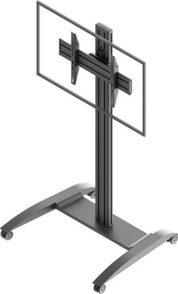 Stendë dyshemeje për TV Edbak TRV100, 42"-55", alumini, e zezë