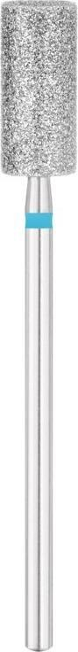Frezë manikyri EXO Pro Diamond Cylinder 6mm, granulim mesatar, argjendtë