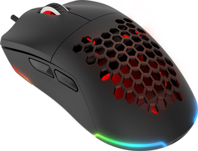 Set 2 copë maus gaming Rampage Blink, USB, 12800 DPI, RGB, i zi
