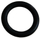 Rondelë për rubinet FAUCET Washer L R001, zëvendësuese, universale, e zezë