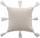 Навлака за перница Douceur d’intérieur Cotton Pillowcase with Fringes, 40x40 cm, памук, беж