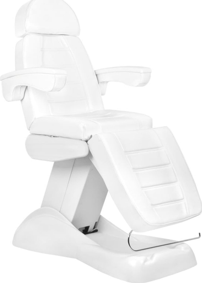 Karrige kozmetike LUX, 4 motorë, funksion cradle, e bardhë