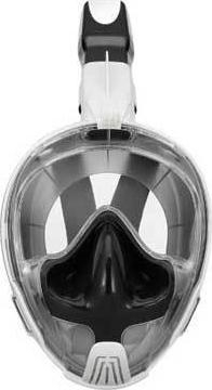 Maskë snorkeling Spartan Full Face, S/M, 180°, bardh e zi