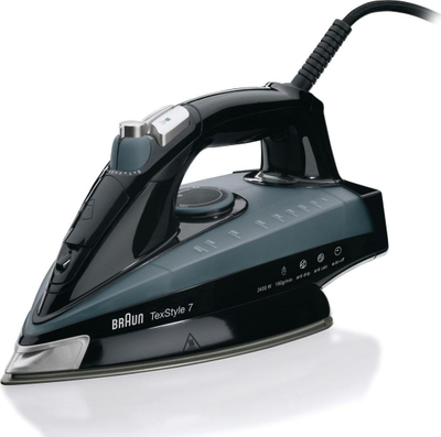 Hekur për hekurosje Braun TexStyle 7 TS745A 2400 W, 400 ml, i zi