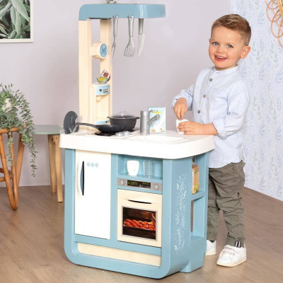 Kuzhinë loje elektronike Smoby Bon Appetit, me zë gatimi, blu