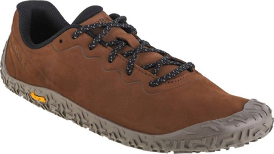 Atlete burrash Merrell Vapor Glove 6 LTR M J067863, lëkurë natyrale, taban VIBRAM, kafe