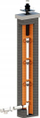 Llakues tubi Ricom Single Wall Elbow PP 80, 45°, i bardhë