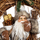 Kurorë dekorative Atmosphera Santa Claus, Ø30 cm, për mur edhe derë, shumëngjyrëshe