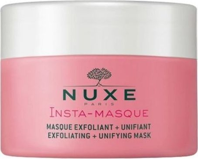 Maskë fytyre Nuxe Insta Masque, skrab eksfoliues për unifikim toni, rozë