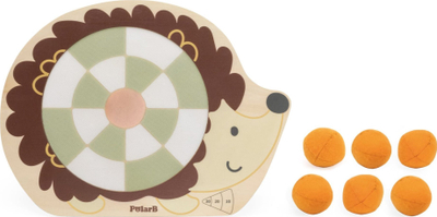 Lojë me hedh topa Viga Toys Velcro Ball Toss Game, druri, për kalamaj 3+