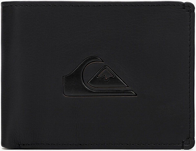 Quiksilver New Miss Dollar II Двократен Кожен Паричник - Црн