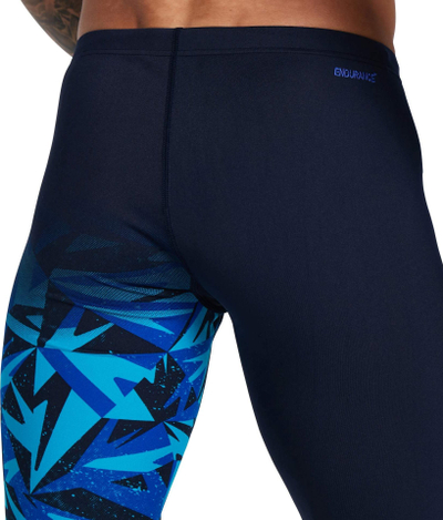 Mbathje noti Speedo Hyper Boom V-Cut Jammer, ECO Endurance+, për burra, të zeza me blu