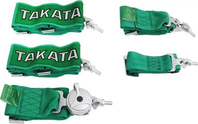 Rripa sportiv sigurie MTuning F, 5 pika, 3", jeshil