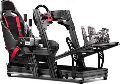 Karrige për lojëra Next Level Racing Cockpit Elite ES1 SIM (NLR - E011), e zezë / kuqe