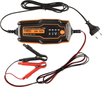 Karikues automat për bateri Neo Automatic Rectifier 11-890, 2A 35W, 4-60Ah, portokalli