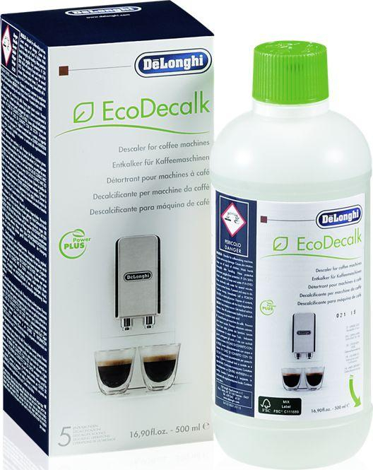 Lëng degradues DeLonghi EcoDecalk për aparat të kafesë, 500ml