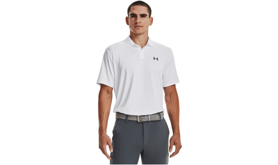 Поло маица за голф Under Armour Performance 3.0, брзо сушење, UV заштита, бела