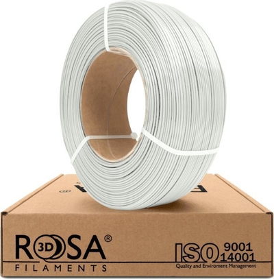 Filament 3D ROSA 3D PLA Starter Refill, 1.75mm, 1kg, gri e çelët