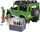 Set lodrash Bruder 02587 Land Rover Defender, makinë terreni me roje pylli dhe qen, jeshile