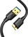 Kabllo USB Ugreen US130, USB A në micro USB 3.0, 0.5 m, e zezë