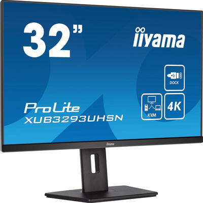 Монитор ијама ПроЛајт XUB3293UHSN-B5, 32\", 4K УХД, ИПС, црн
