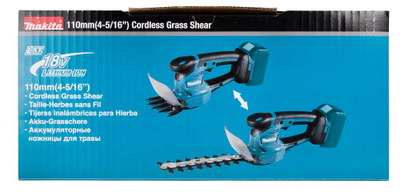 Prerëse bari Makita DUM111SYX, bateri 18V, 11 cm, zi kaltër