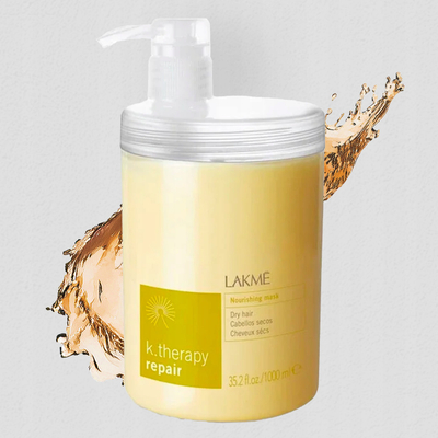 Maskë ushqyese flokësh Lakme K.Therapy Repair, 1040 ml, për flokë të dëmtuar